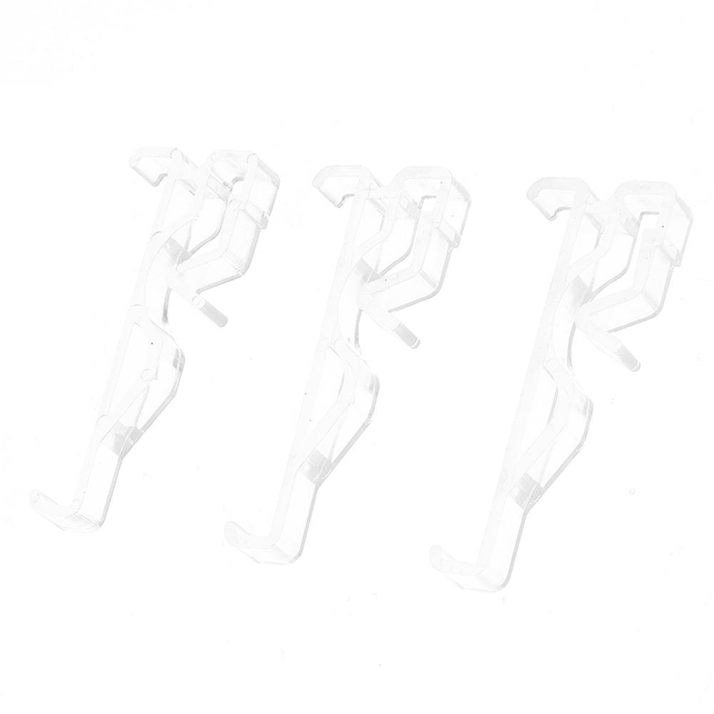 Clear Hidden Retainer Holder Clip 2.5inch Hidden Window Blind Clips  For Window Blind Valance