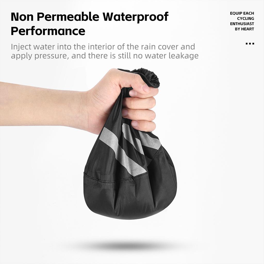 Велосипедный шлем Дождевик Светоотражающий дорожный велосипедный шлем Водонепроницаемый пылезащитный шнурок