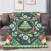 Christmas tree reindeer fashion art Flannel soft warm plush blanket sofa living room pet hogar bedroom gift home Car portable