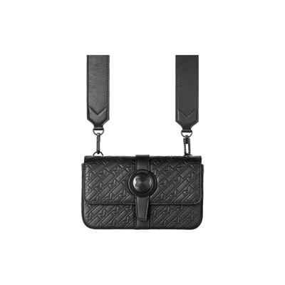 Серия Jet Black Фирменный тисненый узор Однотонный Полнозернистая коровья кожа Ручная сумка на плечо Сумка через плечо Мужские сумки 128739