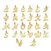 2 Set 26 A-Z Initial Letter Alloy Pendant Alphabet Charm DIY Jewellery Kit for Necklace Bracelet Earring Crafts DIY