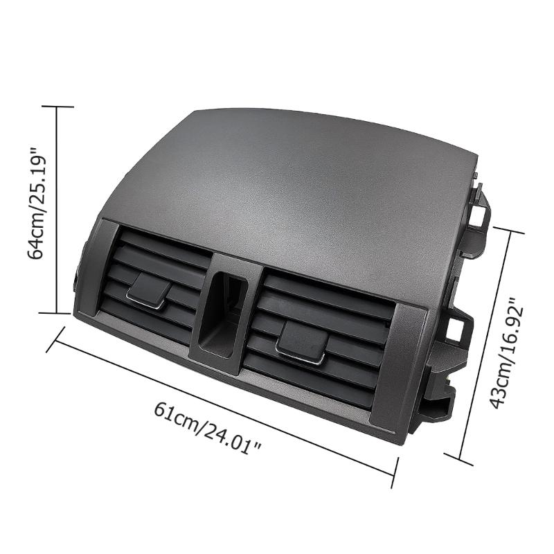 Professional Adjustable Air Center A/C Outlet Air Vent Panel Car Accessories Easy Installation for Auto Car