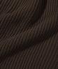Двусторонняя вязаная кофта Nodu Varsity на молнии [Коричневый]