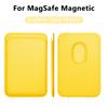 Универсальный держатель-сумка для карт для всех смартфонов Для Magsafe Беспроводная зарядка Магнитный телефон Кожаный кошелек Зажим для карт Аксессуары