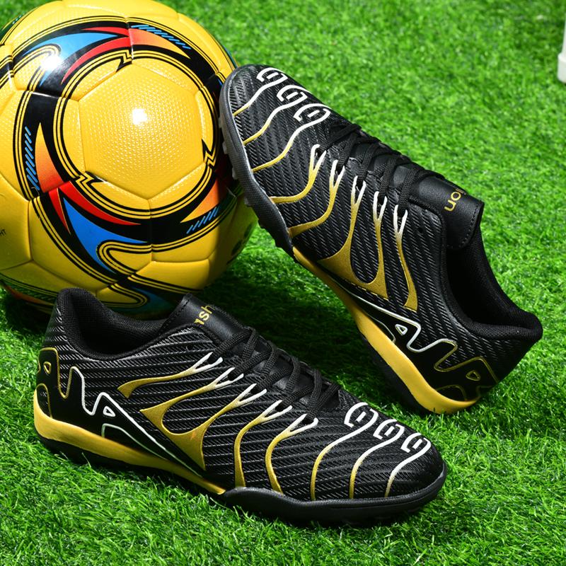 Мужские футбольные бутсы с низким верхом, легкие футбольные бутсы FG/TF, детские нескользящие бутсы для тренировок на открытом воздухе, спортивные кроссовки для бега, размер 33-44