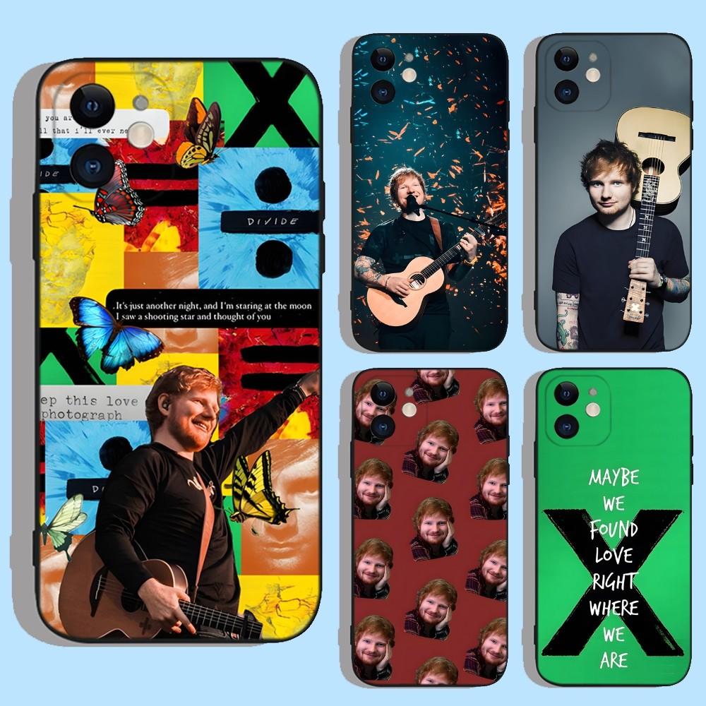 Чехол для телефона Ed Sheeran UK Singer Для Apple iPhone 15,14,13,12,11,XS,XR,X,8,7,Pro,Max,Plus,mini Силиконовый Черный Чехол