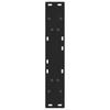 Vidaxl Nogi Do Stolika Kawowego, 2 Szt., Czarne, 60X(72-73) Cm, Stal