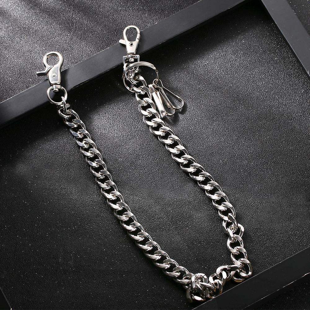 Hipster Punk Rock Key Chains Clip Biker Link Wallet Chain Belt Pant Jean Keychain Thick chain