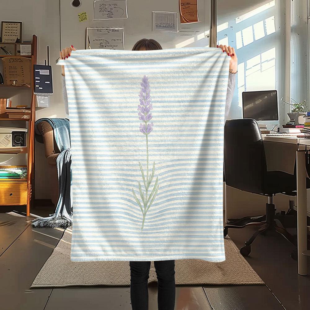 1PC Pineapple Waves Graphic Print Flannel Blanket Lightweight and portable for Lunch Break Warmth and Comfort Halloween Gifts Holiday Present