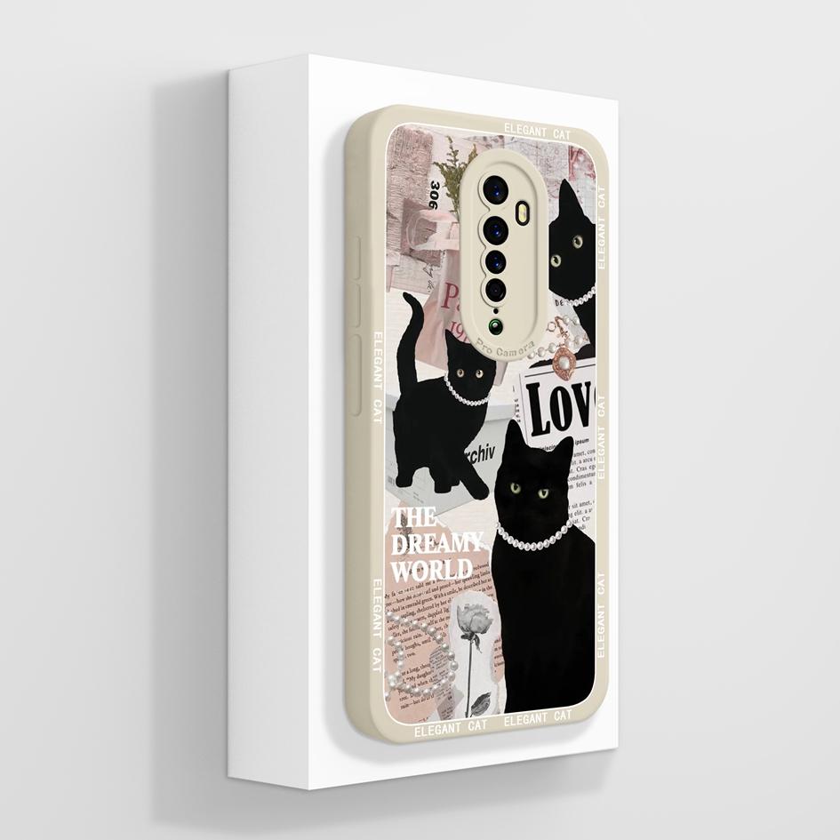 For OPPO Reno 2 3 4 5 2F 2Z 4F 5F 5K 5Z Lite Pro Phone Cases Beautiful Label Butterfly Patterns Soft Silicone Anti Drop Protective Shell For OPPO Capa