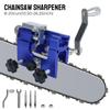 With 3 Grinding Rod Hand-operated Electric Saws Repair Tools Woodworking Chainsaw Sharpener Sharpening