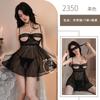 Sex Underwear Passion Mesh Large Size Nightdress Sexy Suit Breast Teasing Transparent Pajamas Flirting Uniform Temptation