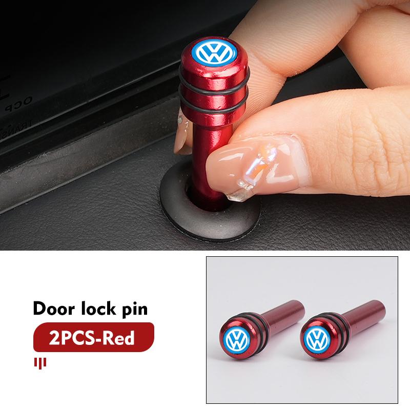 Car Door Lock Pin Knob Pull Security Insurance Accessories For Volkswagen VW Scirocco Passat Polo B5 B6 B7 CC Tiguan Sharan QN9
