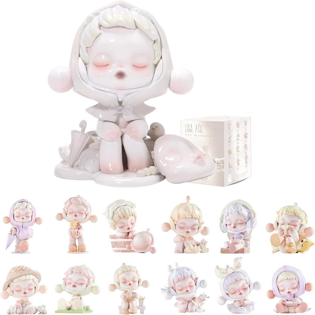 POP MART SKULLPANDA Серия «Тепло», Фигурки-сюрпризы SKULLPANDA, Фигурки-экшн со случайным дизайном, Праздничные подарки на день рождения, Одиночная коробка