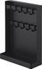Yamazaki Tower Key Hook W18 X D7 X Concealed Key Model 10341 2-Tier Stand, Black, H24.6cm, Storage, Holder,