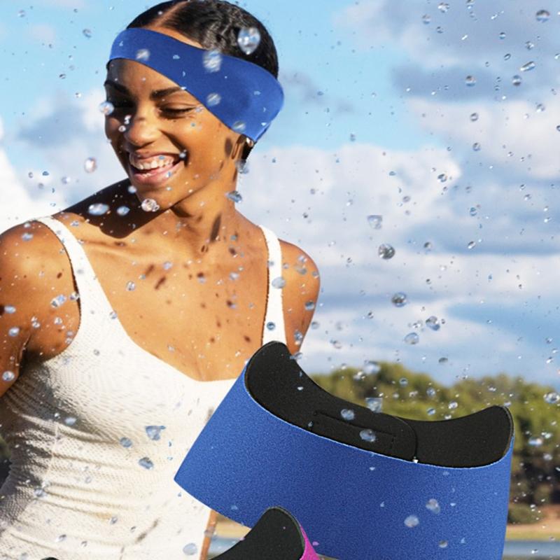 Adjustable Swimming Ear Hair Band Swimming Ear Protections Headband Ear Protections Guard Band for Swimming or Bathing