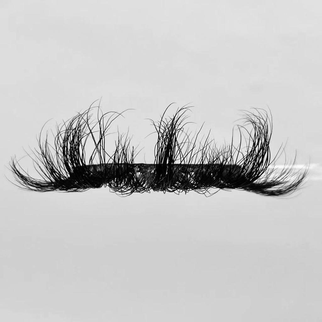Natural 3D Faux Mink Eyelashes Vegan Mink Lashes 12mm 15mm 20mm Full Strip False Eye Lashes Premium Vendor