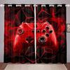Game Controller Blackout Drape Modern Boys Teens Black High Shading Curtain for Kids Bedroom Living Room Home Hook Decor New