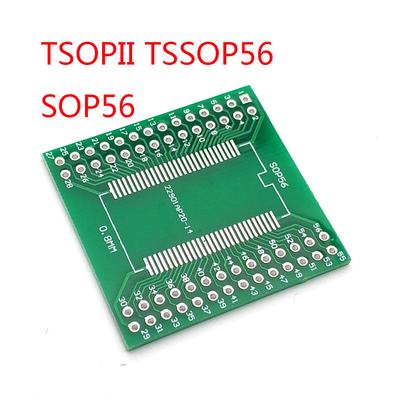 TSOPII TSSOP56 SOP56 Переходная плата Шаг 0,635 мм / 0,8 мм Адаптерная плата SDRAM