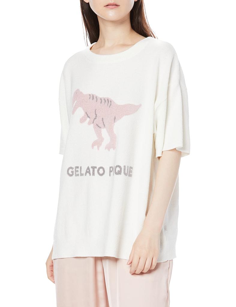 Gelato Pique JQD Motif Pullover PWNT212084 OWHT F One-Point Women's