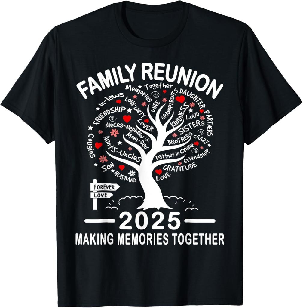 Making Memories Family Matching Group Family Reunion 2025 T-Shirt