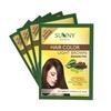 Sunny Herbals Краска для волос светло-коричневая 20 г x 4 упаковки | Натуральная, без аммиака, стойкая краска для мягких блестящих волос