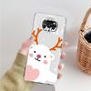 Case For Xiaomi Mi Poco X3 NFC 11 Lite M3 10T 9T 12 Redmi Note 10 9 9S 8 8T 7 Soft Clear Phone Cover Snowman Christmas