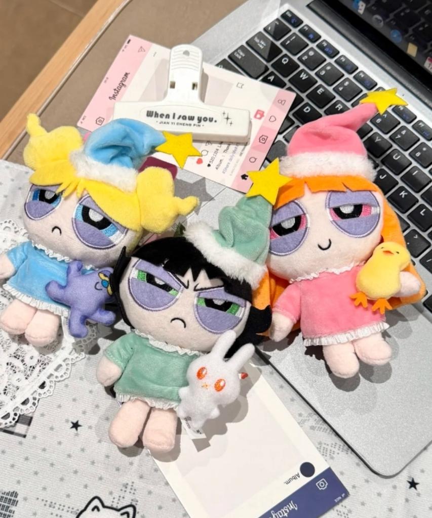 Hugkis Суперкрошки Пузырек Плюшевый Подвеска Милый Брелок Шарм для Сумки Мягкое Набивное Украшение Прекрасный Подарок для Женщин Украшение для Сумки
