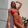 Push Up Bikinis Сексуальные женские купальники Женские купальники Бикини Комплект Красный купальный костюм Купальные костюмы Пляжная одежда Бразилия Бикини