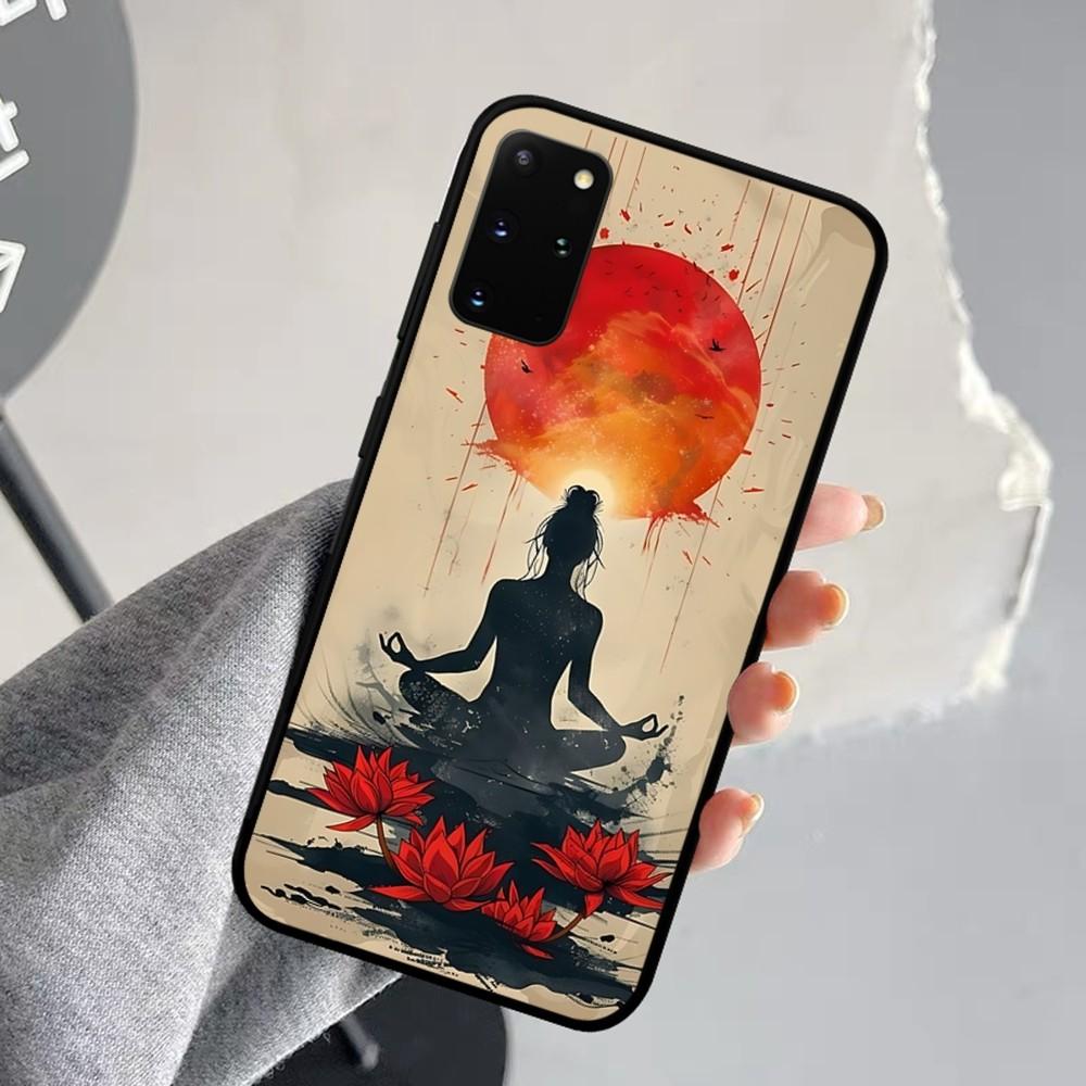Чехол для телефона Йога для Samsung S 9 10 20 21 22 23 30 23 24 Plus Lite Ultra FE S10lite Fundas