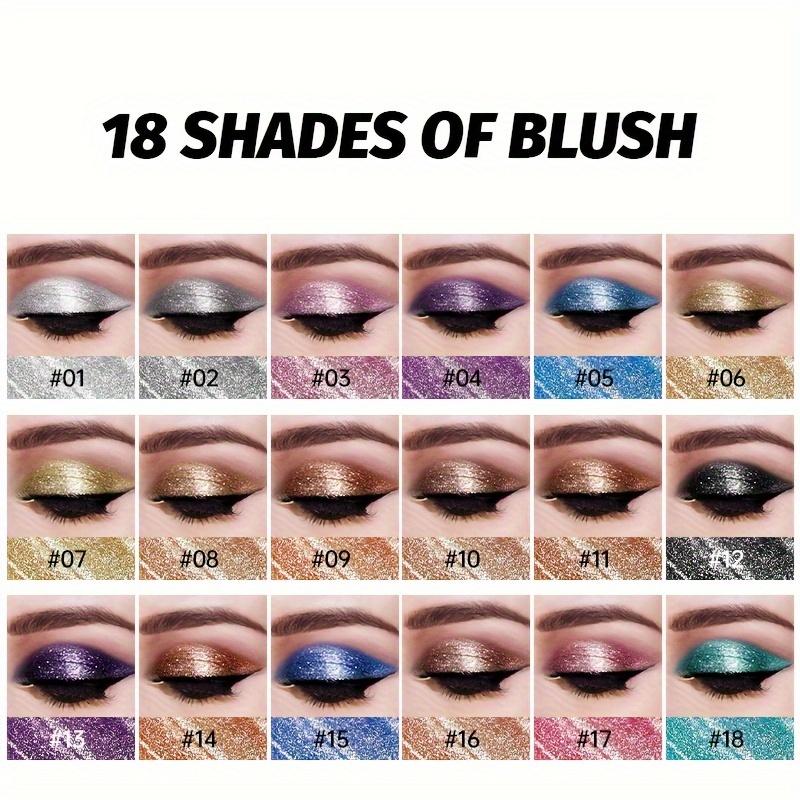 Make Up Liquid Eyeshadow Waterproof Glitter Pigments Purple Gold Metalic Women Beauty Gel Eye Shadow Cream 18 Colors Makeup Shimmer Shadow