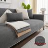 Polar Fleece Sofa Cover for Living Room Solid Color Anti-Slip Sofas Mat Couch Armrest Backrest Towel Furniture Protector Home