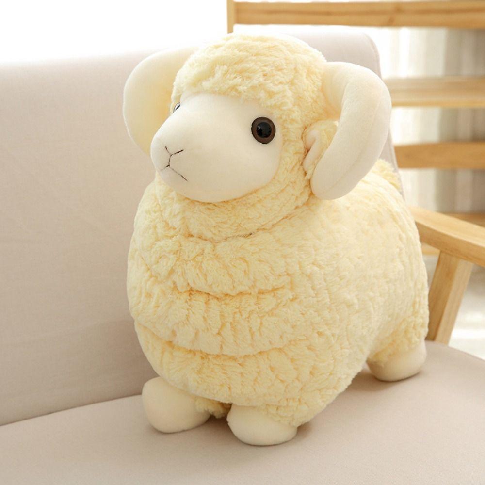 25/35cm Baby Goat Plush Doll PP Cotton Baby Goat Keychain Sheep Plush Toys  Valentine's Day Gifts