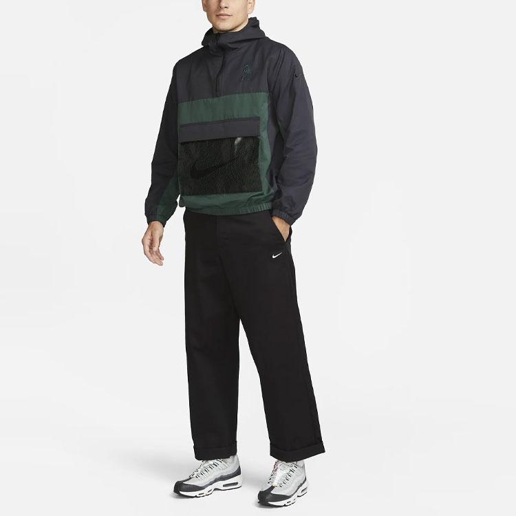 Nike Мужская куртка с капюшоном и вышитым пэчворком Air Force 2 Liverpool FC, верхняя одежда, черная FB2125-397