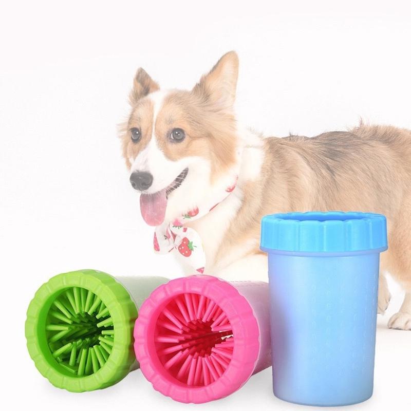Pet Dog Foot Wash Artifact Cat Puppy Foot Cup Wash Paw Cleaning Free Scrub Automatic Foot Wash Pet Foot Cup Pet Dog Products