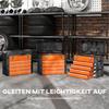 4 Drawers Large Toolbox - Orange