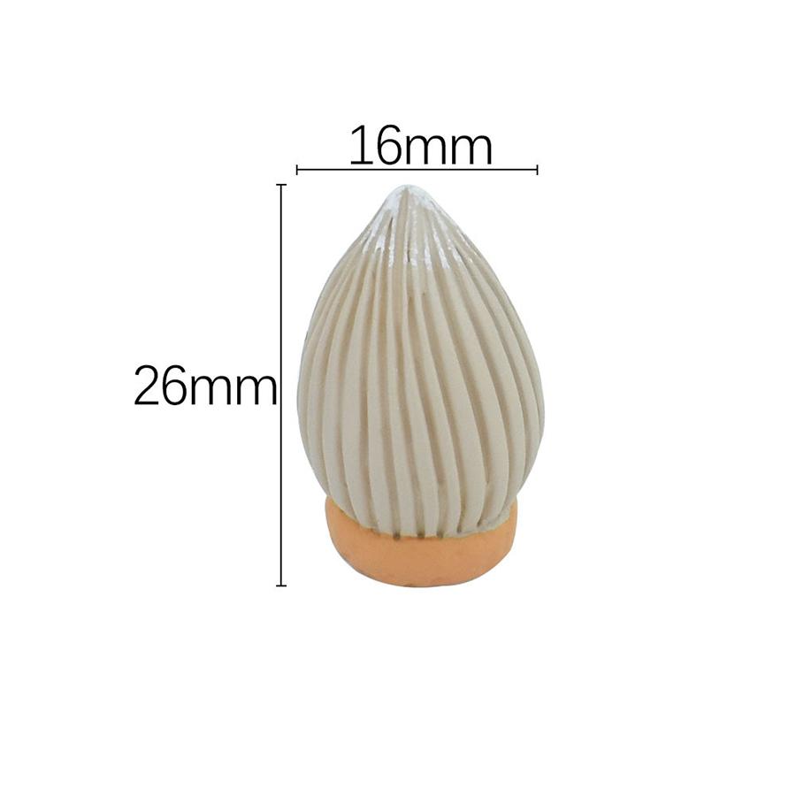 Hot Sale New 3d Artificial Mousse Crepe Cake Design Miniature Dessert Resin Charms for Keyring Bag Shoes