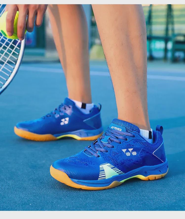 Новые кроссовки для бадминтона с подошвой из коровьих сухожилий, тренировочные теннисные кроссовки, спортивная обувь, студенческие футбольные кроссовки