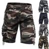 Мужские рабочие брюки, повседневные шорты с карманами, мужские летние спортивные шорты длиной до колена