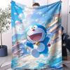 Hot Doraemon Japanese Anime Plush Small Cover Blanket Comfortable All Season Sofa Throw For Children Student Kids Birthday Gift