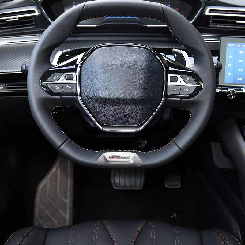 DDJNI1 3D Значок Дизайн GTLINE Наклейка-декаль на руль автомобиля Для Peugeot 5008 508 4008 308PHEV /2008 2022 /208 2020 2021 2022