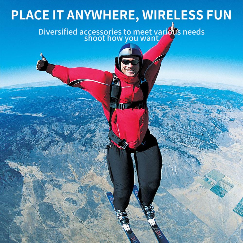 Экшн-камера со стабилизацией изображения, 1080P HD, Задняя камера для записи, Видеорегистратор DV