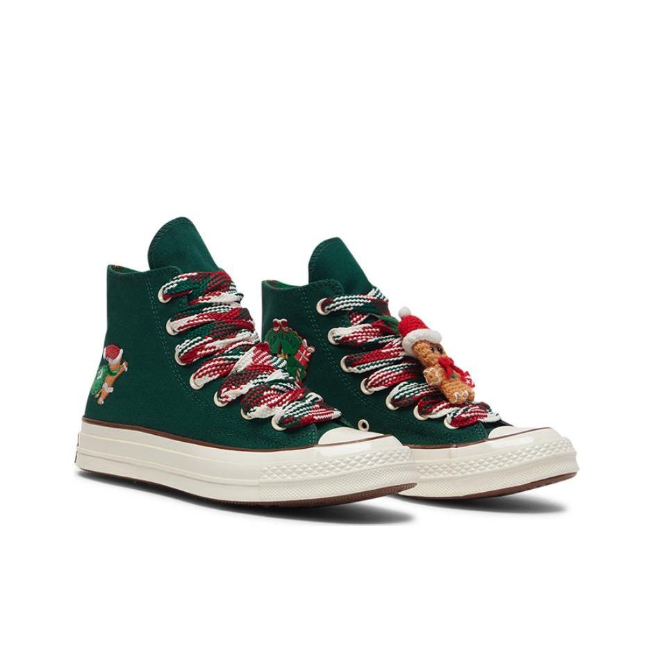 Converse Носки Chuck 70 High X-Mas Gingerbread & Knit - Midnight Clover мужские кроссовки Green Egret Bear-Nap A12455C