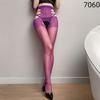 Women Fishnet Lingerie Pantyhose Plus Size Sexy Stockings Garter Belt Crotchless Sheer Lace Thigh High Top Over Knee Tights