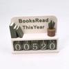 Books Read This Year Sign Reading Counter 3D Printed Bookshelf Decor  Home Decor