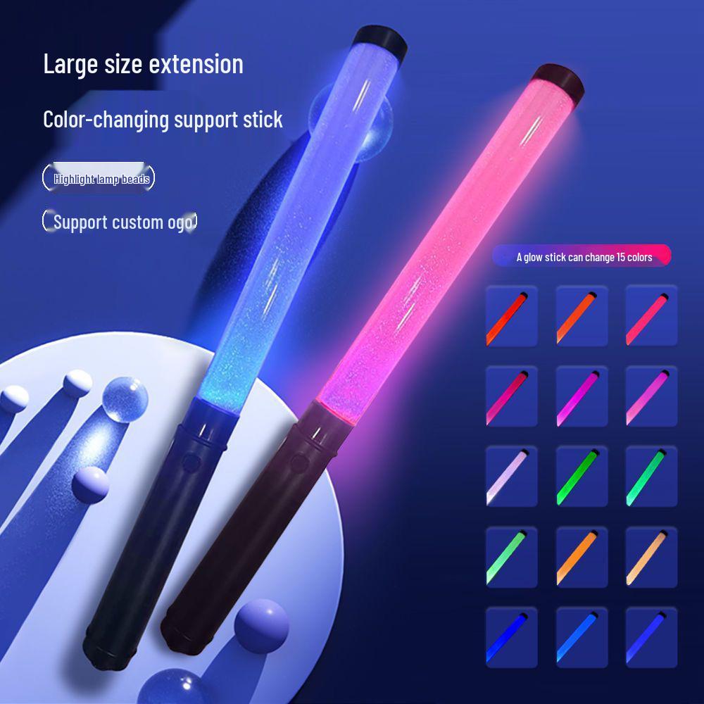 15-Color LED Light-Up Glow Stick for Concerts and Parties