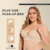 Plus Size Corset Bra Women Push Up Underwire Bra Seamless Full Back Coverage Brassiere Sexy Underwear Deep Cup Lingerie BCDE Cup