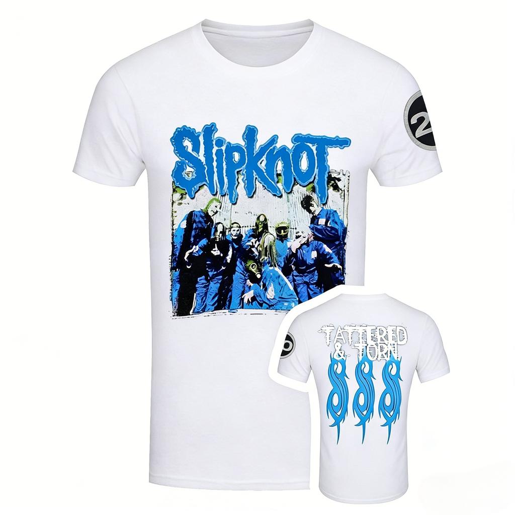 Slipknot метал-группа ретро 3D мужская и женская футболка уличная Харадзюку американская с коротким рукавом круглый вырез летняя мужская одежда