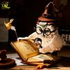 MOC Сова Доктор Волшебная Книга со Светом Строительные Блоки Кирпичики Модели Животных Игрушки для Сборки Мальчикам Детские DIY Декор для Домашнего Стола