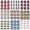 10 Pcs/lot Wholesale Embroidery Patch Iron On Patches For Clothing Patches On Clothes Jackets Decor Applique Sew Supplies